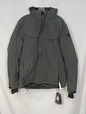 killtec Ksw 45 Mn Ski Jckt heren Ski-jack/functionele jas met afritsbare capuchon en sneeuwvanger